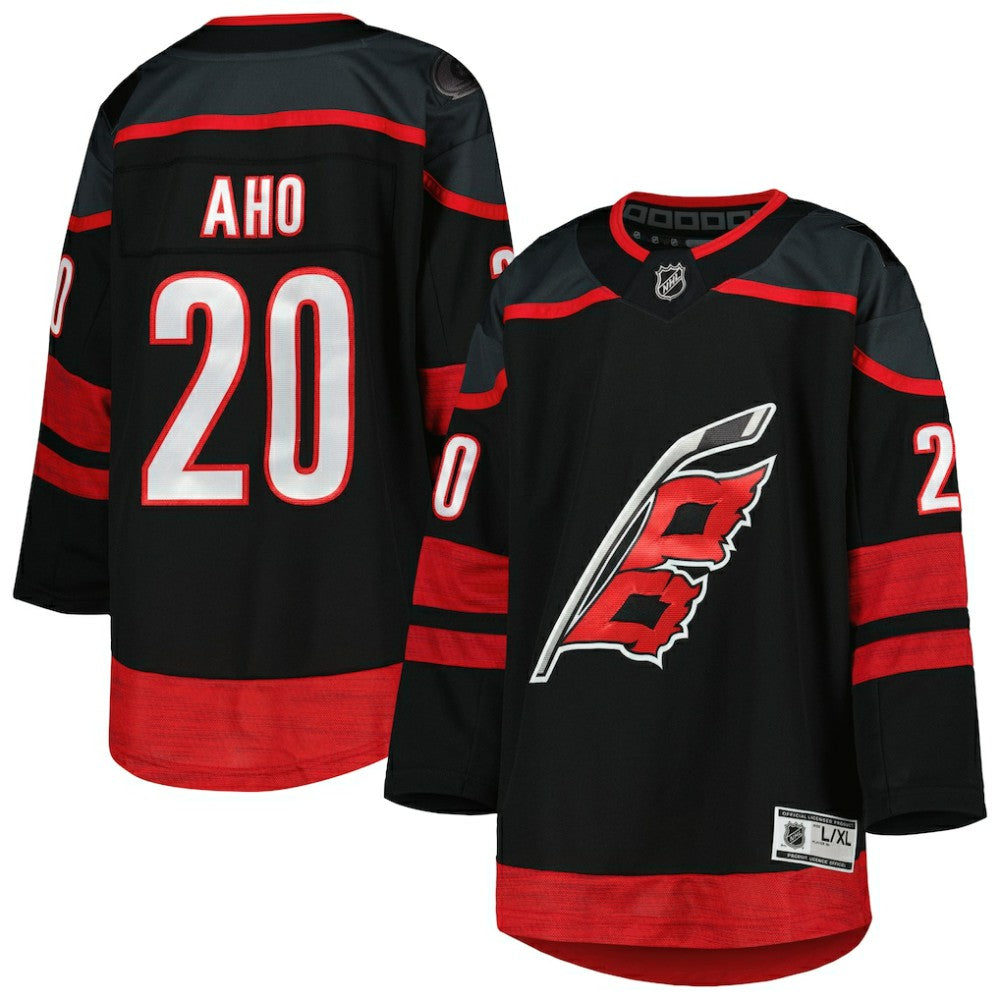 Sebastian Aho Carolina Hurricanes Youth Home Premier Player Jersey
