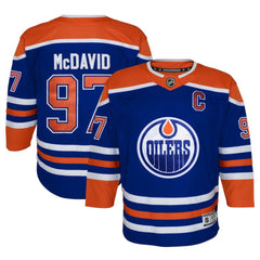 Connor McDavid Edmonton Oilers Youth Home Premier Player Jersey