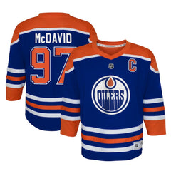 Connor McDavid Edmonton Oilers Youth Home Replica Player Jersey