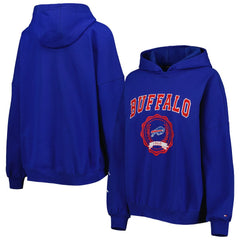NFL Buffalo Bills Tommy Hilfiger Women's Becca Drop Shoulder Pullover Hoodie