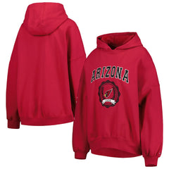 NFL Arizona Cardinals Tommy Hilfiger Women's Becca Drop Shoulder Pullover Hoodie