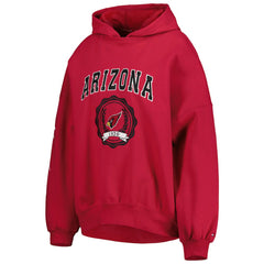 NFL Arizona Cardinals Tommy Hilfiger Women's Becca Drop Shoulder Pullover Hoodie