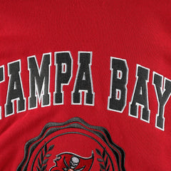 NFL Tampa Bay Buccaneers Tommy Hilfiger Women's Becca Drop Shoulder Pullover Hoodie
