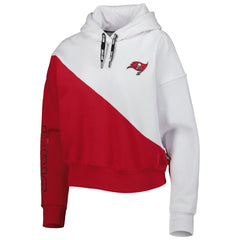 NFL Tampa Bay Buccaneers DKNY Sport Women's Bobbi Color Blocked Pullover Hoodie