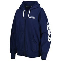 NFL Seattle Seahawks MSX by Michael Strahan Women's Emerson Lightweight Full-Zip Hoodie