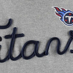 NFL Tennessee Titans Touch Women's Outfield Deep V-Back Waist Length Pullover Sweatshirt
