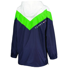 NFL Seattle Seahawks Tommy Hilfiger Women's Staci Half-Zip Hoodie Windbreaker Jacket