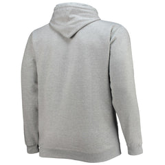 Miami Heat Big & Tall Heart & Soul Pullover Hoodie - Heathered Gray cheap