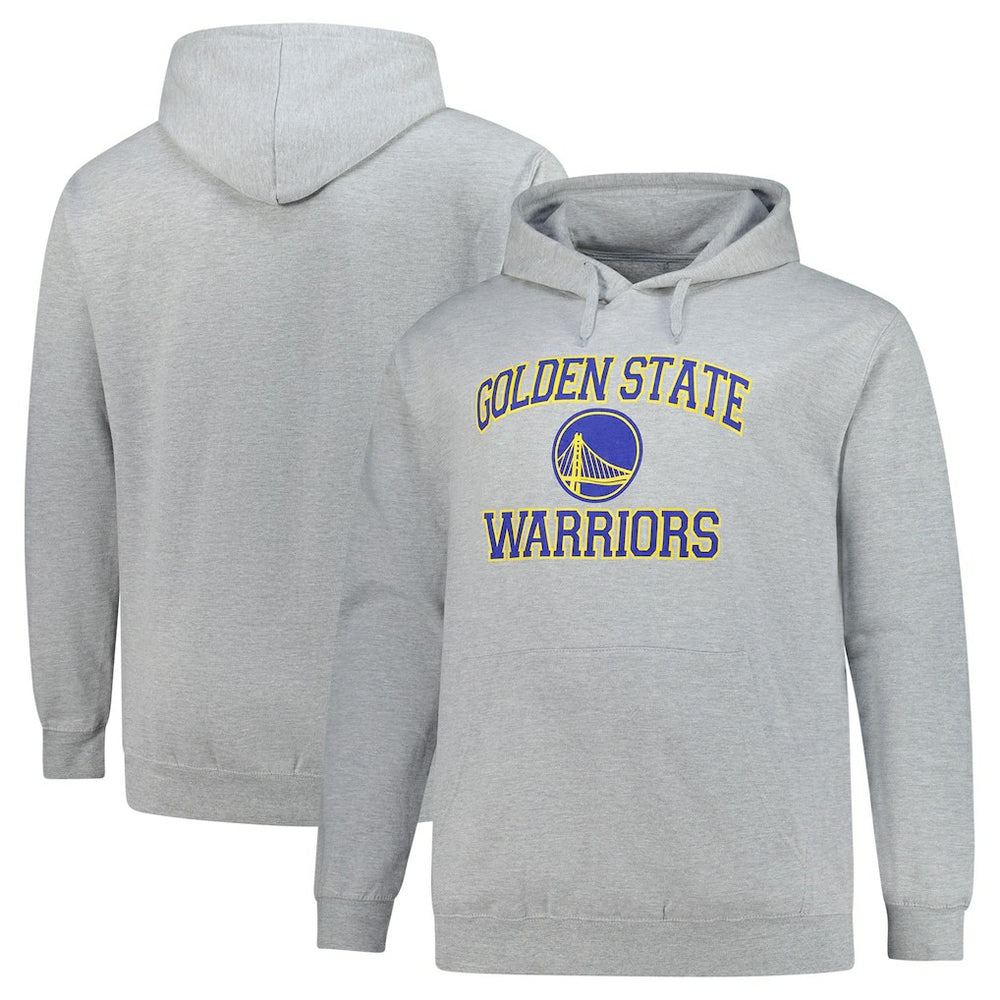 Golden State Warriors Big & Tall Heart & Soul Pullover Hoodie sale - Heathered Gray shop