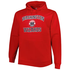 Washington Wizards Big & Tall Heart & Soul Pullover Hoodie - Red outlet