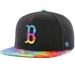 Boston Red Sox Youth Snapback Adjustable Hat - Black | 47 brand