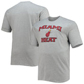 Miami Heat Big & Tall Heart & Soul T-Shirt - Heathered Gray sale