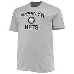 Brooklyn Nets Big & Tall Heart & Soul T-Shirt - Heathered Gray outlet