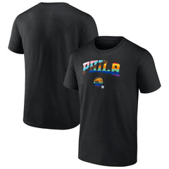 Philadelphia 76ers Pride T-Shirt - Black on sale