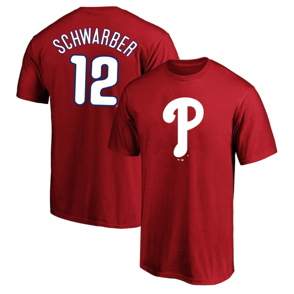 Kyle Schwarber Philadelphia Phillies Big & Tall Name & Number T-Shirt - Red
