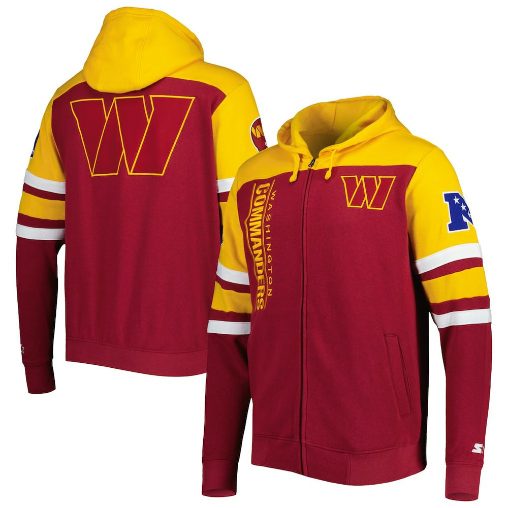 NFL Washington Commanders Starter Extreme Full-Zip Hoodie Jacket