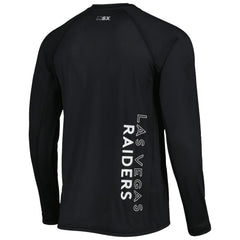 NFL Las Vegas Raiders MSX by Michael Strahan Interval Long Sleeve Raglan T-Shirt