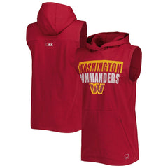 NFL Washington Commanders MSX by Michael Strahan Relay Sleeveless Pullover Hoodie