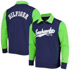NFL Seattle Seahawks Tommy Hilfiger Aiden Quarter-Zip Sweatshirt