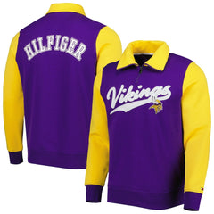 NFL Minnesota Vikings Tommy Hilfiger Aiden Quarter-Zip Sweatshirt