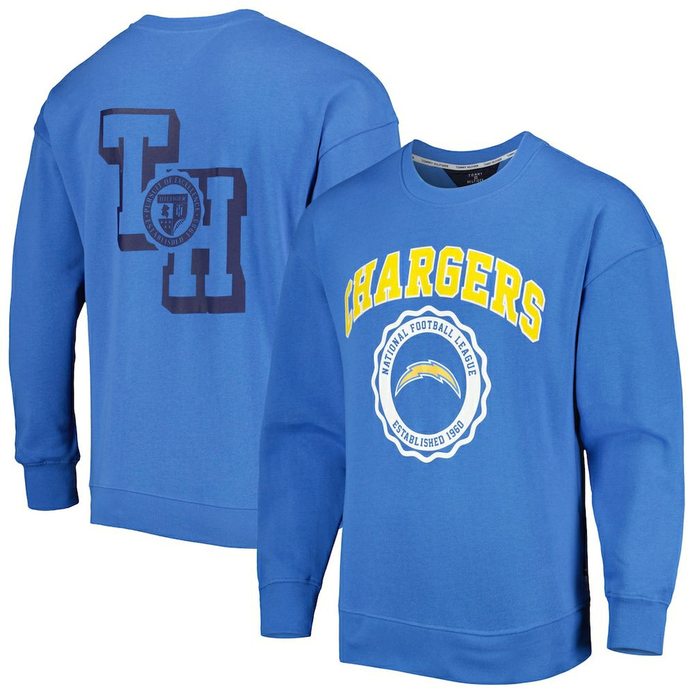 NFL Los Angeles Chargers Tommy Hilfiger Ronald Crew Sweatshirt