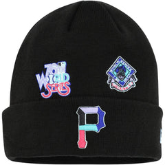 Pittsburgh Pirates Polar Lights Cuffed Knit Hat - Black | New Era