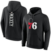 Tyrese Maxey Philadelphia 76ers Playmaker Pullover Hoodie - Black outlet
