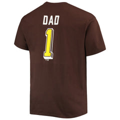 San Diego Padres Big & Tall Father's Day #1 Dad T-Shirt - Brown