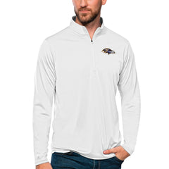 NFL Baltimore Ravens Antigua Tribute Quarter-Zip Lightweight Pullover Top