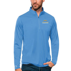 NFL Los Angeles Chargers Antigua Tribute Quarter-Zip Lightweight Pullover Top