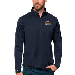 NFL Los Angeles Chargers Antigua Tribute Quarter-Zip Lightweight Pullover Top