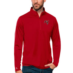 NFL Tampa Bay Buccaneers Antigua Tribute Quarter-Zip Lightweight Pullover Top