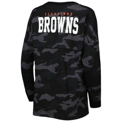 NFL Cleveland Browns Women's Camo Long Sleeve T-Shirt