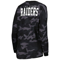 NFL Las Vegas Raiders Women's Camo Long Sleeve T-Shirt