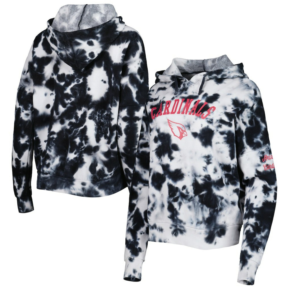 NFL Arizona Cardinals Women's Cloud Dye Fleece Pullover Hoodie