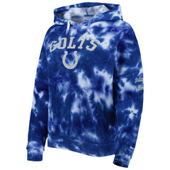 NFL Indianapolis Colts Women's Cloud Dye Fleece Pullover Hoodie