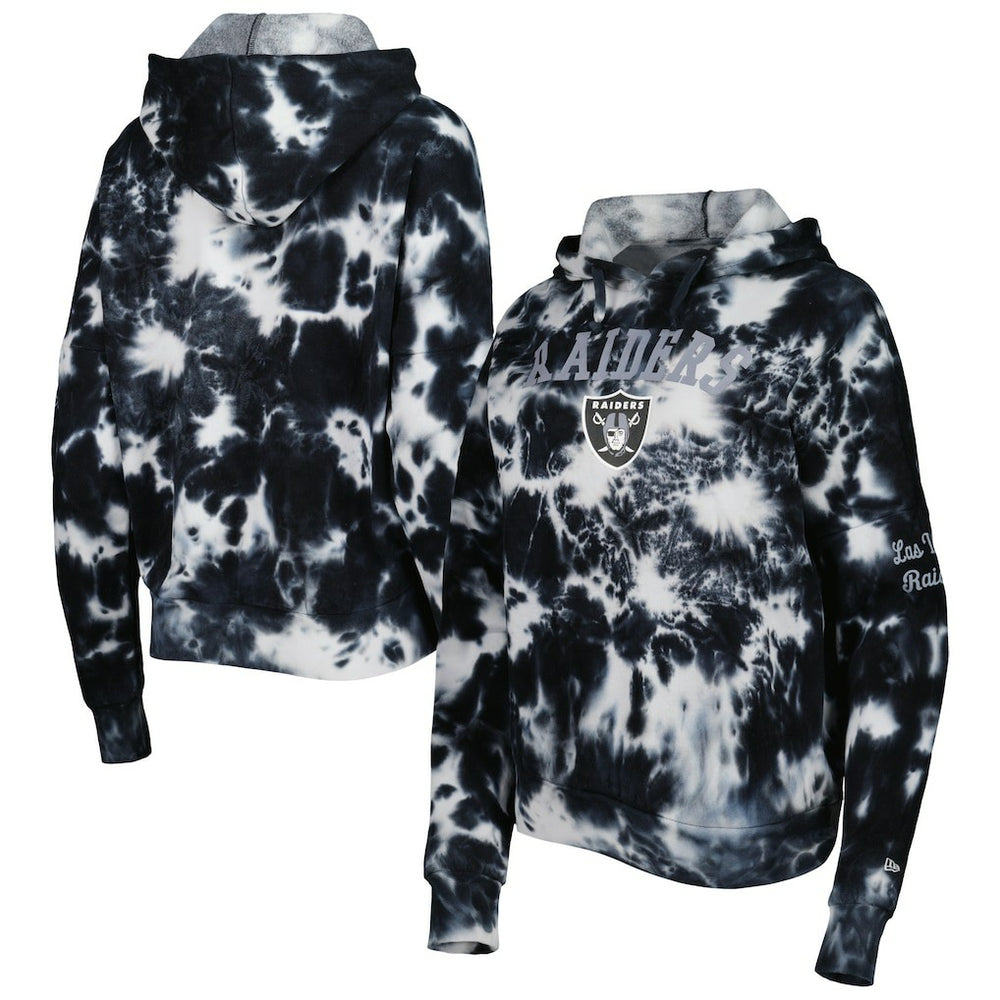 NFL Las Vegas Raiders Women's Cloud Dye Fleece Pullover Hoodie