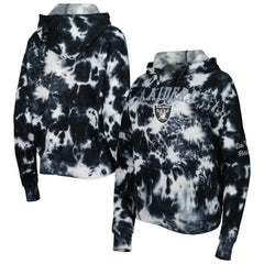 NFL Las Vegas Raiders Women's Cloud Dye Fleece Pullover Hoodie