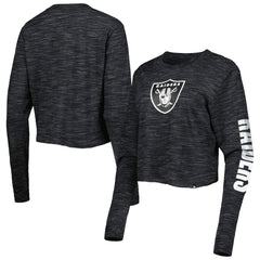 NFL Las Vegas Raiders Women's Crop Long Sleeve T-Shirt