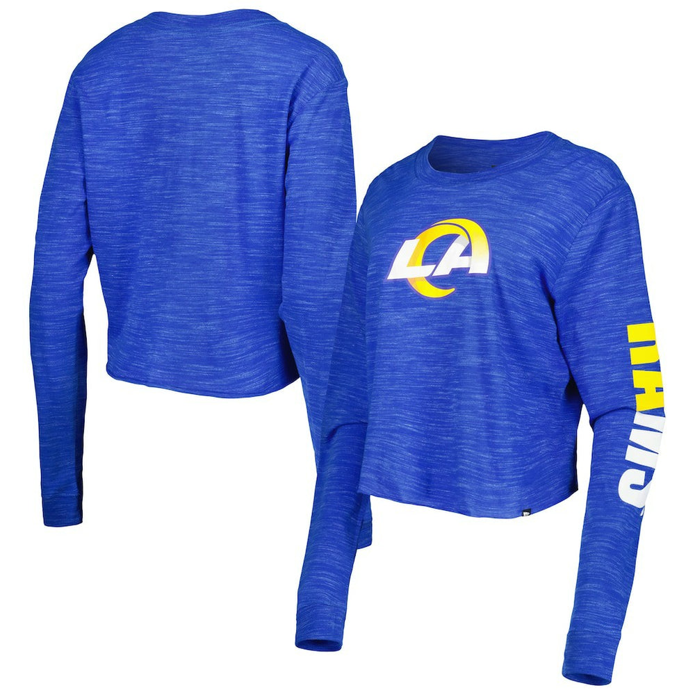 NFL Los Angeles Rams Women's Crop Long Sleeve T-Shirt