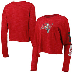 NFL Tampa Bay Buccaneers Women's Crop Long Sleeve T-Shirt
