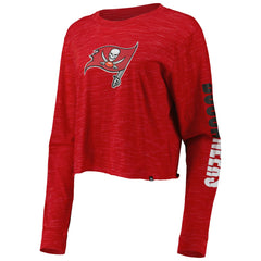 NFL Tampa Bay Buccaneers Women's Crop Long Sleeve T-Shirt