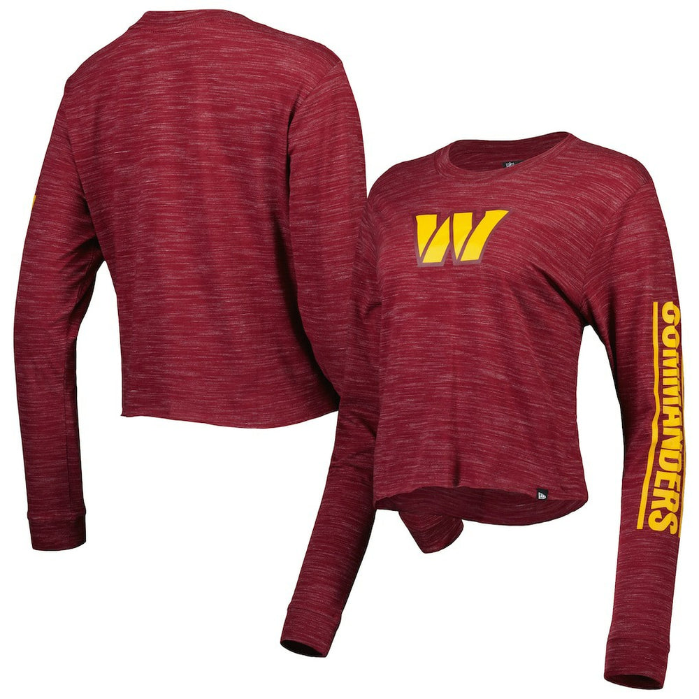 NFL Washington Commanders Women's Crop Long Sleeve T-Shirt