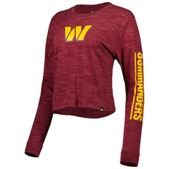 NFL Washington Commanders Women's Crop Long Sleeve T-Shirt