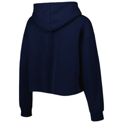 NFL Tennessee Titans Cuce Women's Crystal Logo Cropped Pullover Hoodie