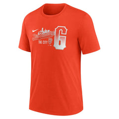 San Francisco Giants City Connect Tri-Blend T-Shirt - Orange | Nike