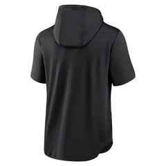Baltimore Orioles City Connect Short Sleeve Pullover Hoodie - Black | Nike