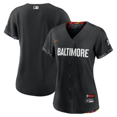 Baltimore Orioles Women's City Connect Replica Jersey - Black | Nike