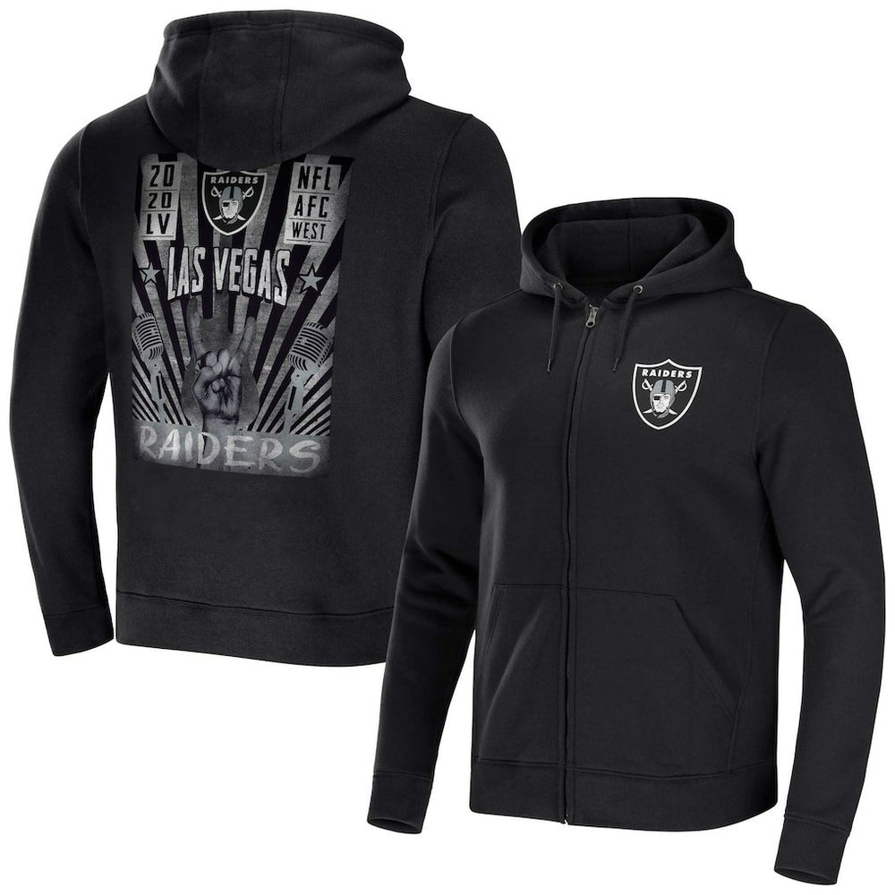 NFL Las Vegas Raiders NFL x Darius Rucker Collection Rocker Full-Zip Hoodie