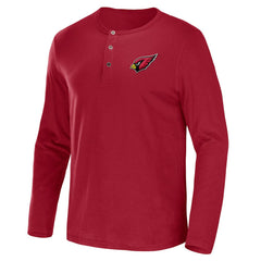 NFL Arizona Cardinals NFL x Darius Rucker Collection Slub Jersey Henley Long Sleeve T-Shirt